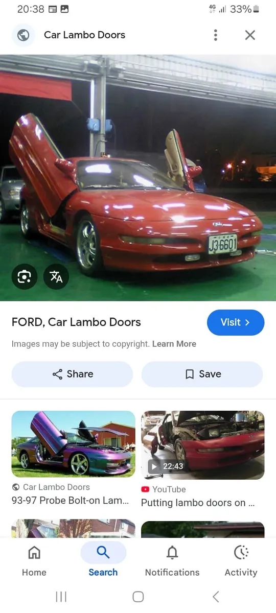 Ford probe Rx7 Vertical Doors inc - Image 1