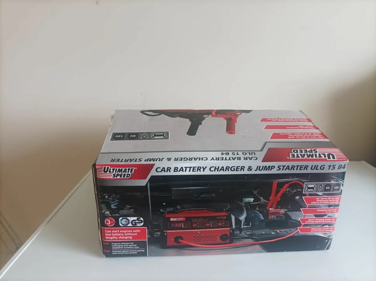 Car Battery  charger & Jump Starter  ULG 15 B4 - Image 1