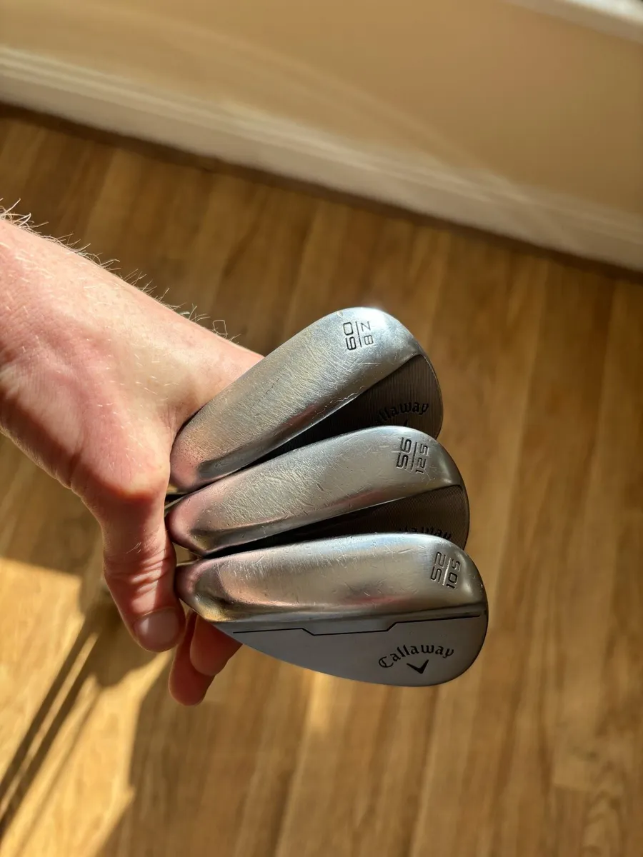 Left Hand Callaway Opus 52 56 60 deg Wedges - Image 1