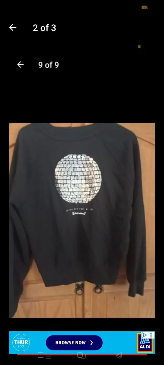 Ladies only sweatshirt size 10 - Image 2