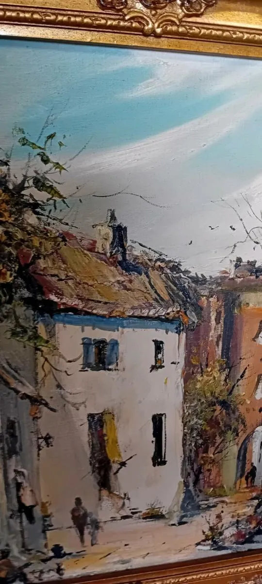 Original Fran Fit Oik On Canvas Painting - Image 2