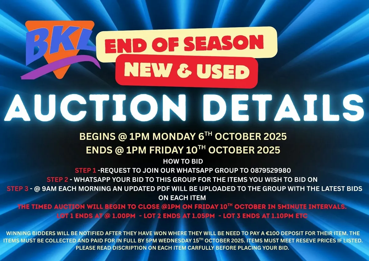 Auction @ BK Leisure - Image 2