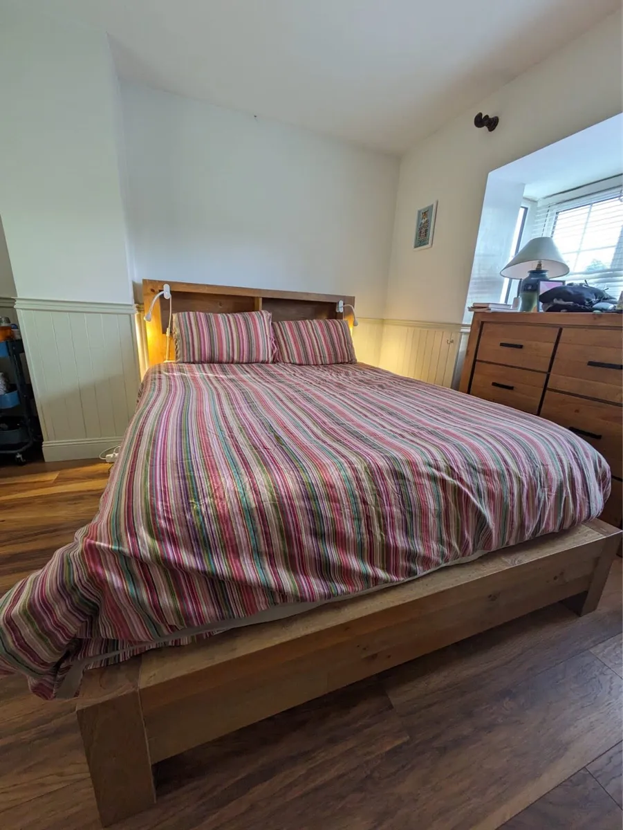Solid Pine King Size 5ft Bed (Coolmore) - Image 1