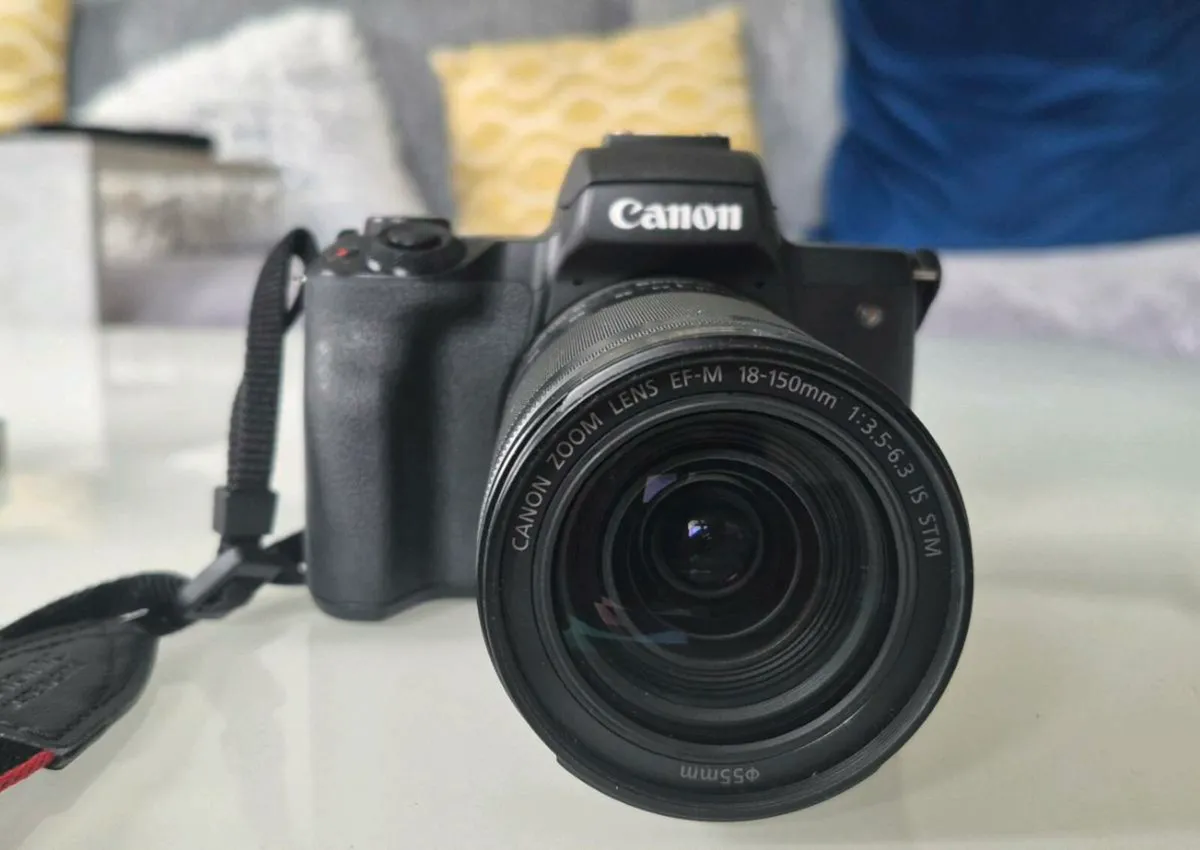 Canon EOS M50 mirrorless camera with 18-150mm lens - Image 2