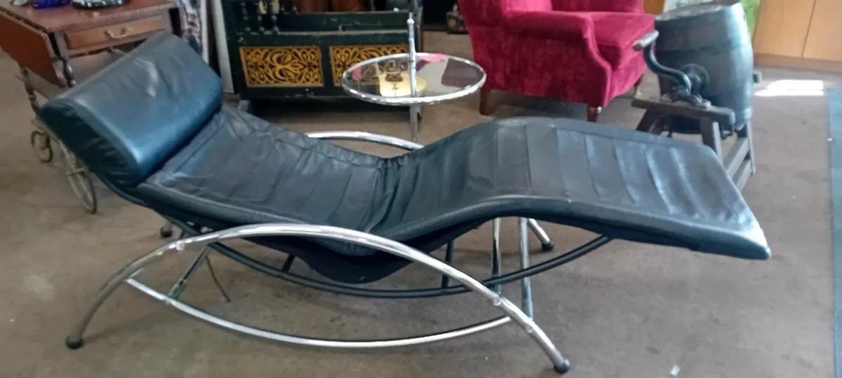 1970s Italian Recliner Chaise Lounge - Image 2