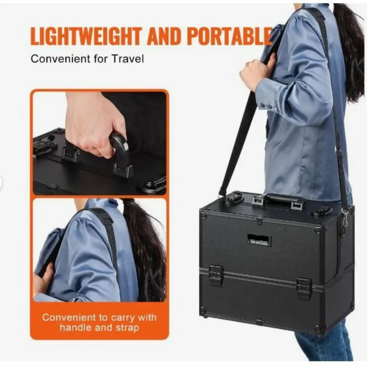 Makeup Train Case 370MM Large - Image 3