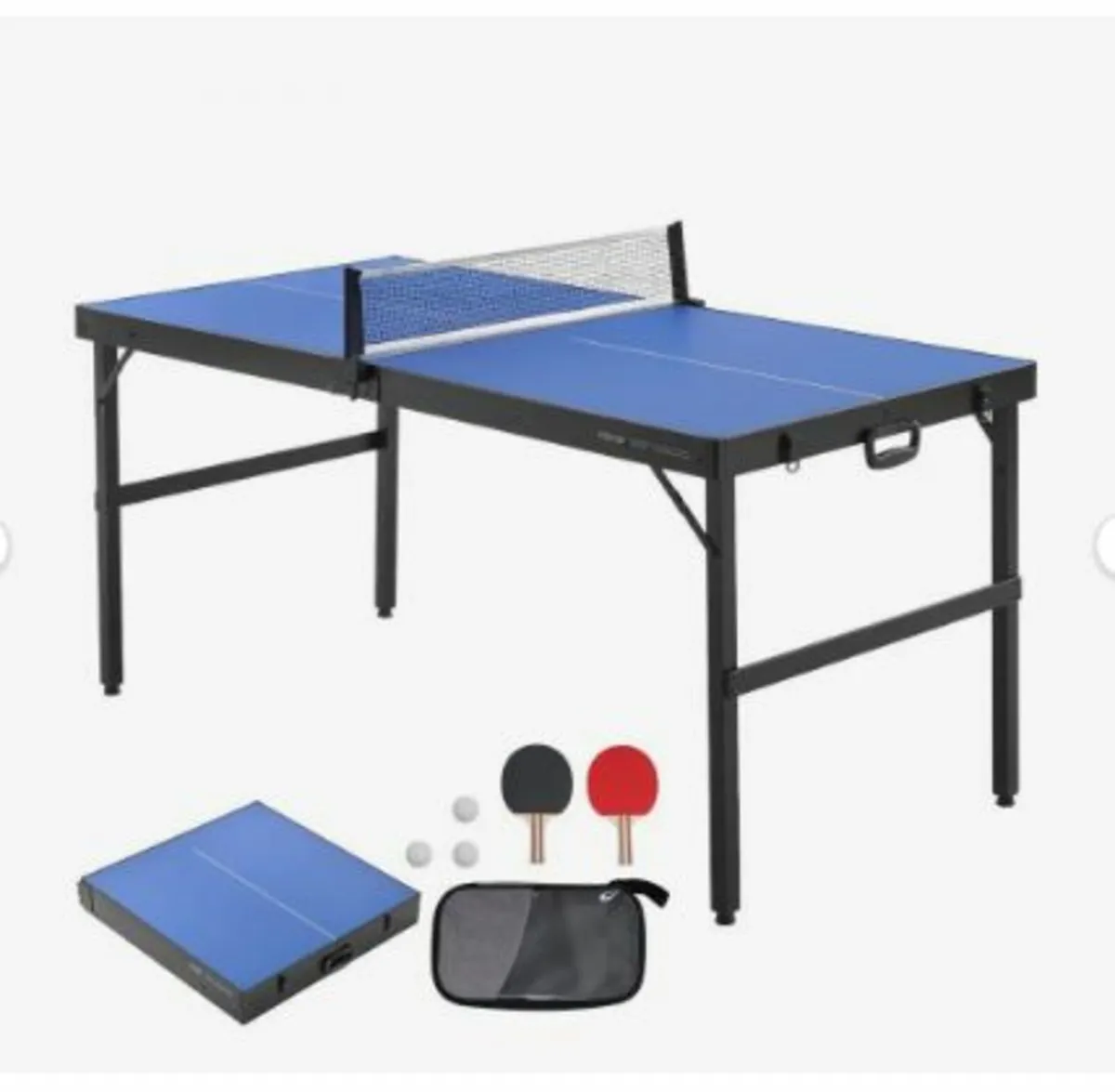 Ping Pong Table, Mid-Size Table Tennis Game - Image 1