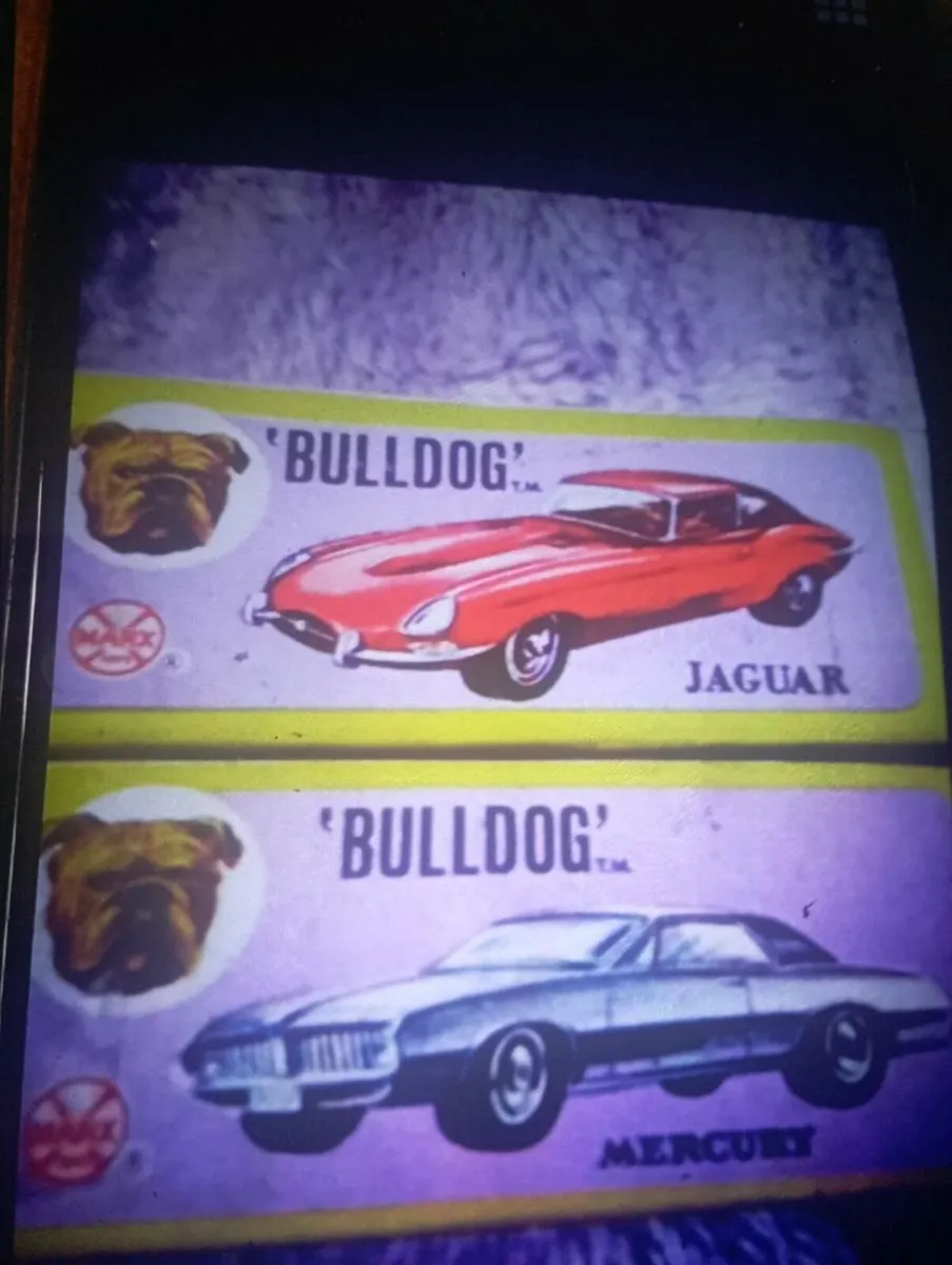 V,INTAGE BULL DOG DIE CAST MODLES CARS - Image 1
