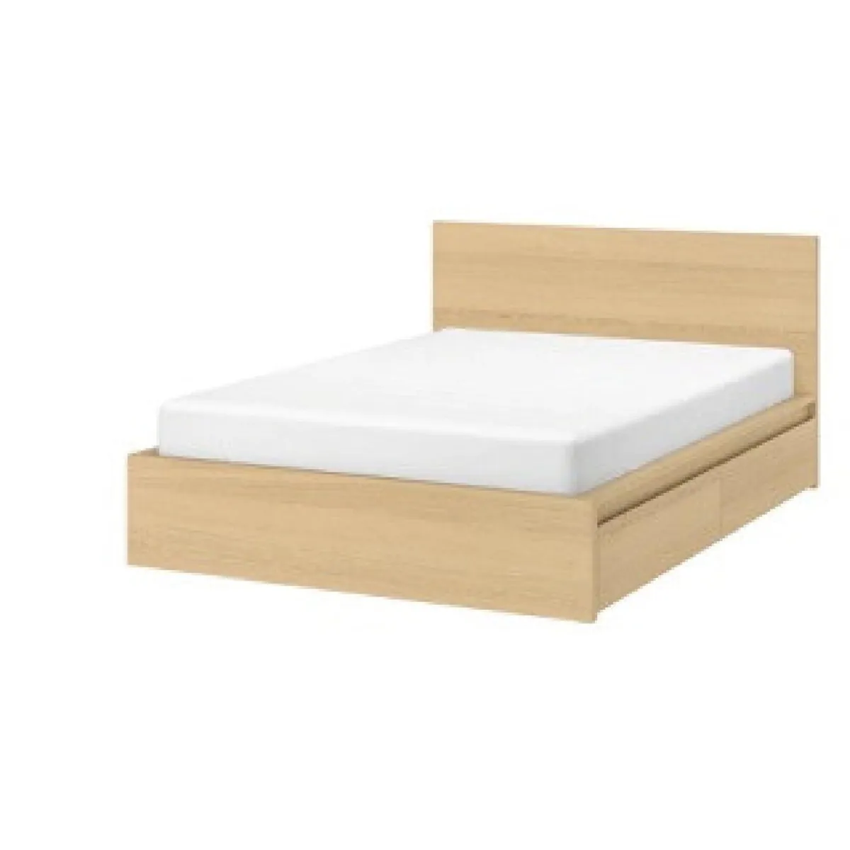 Ikea double bed with storage drawers - Image 2