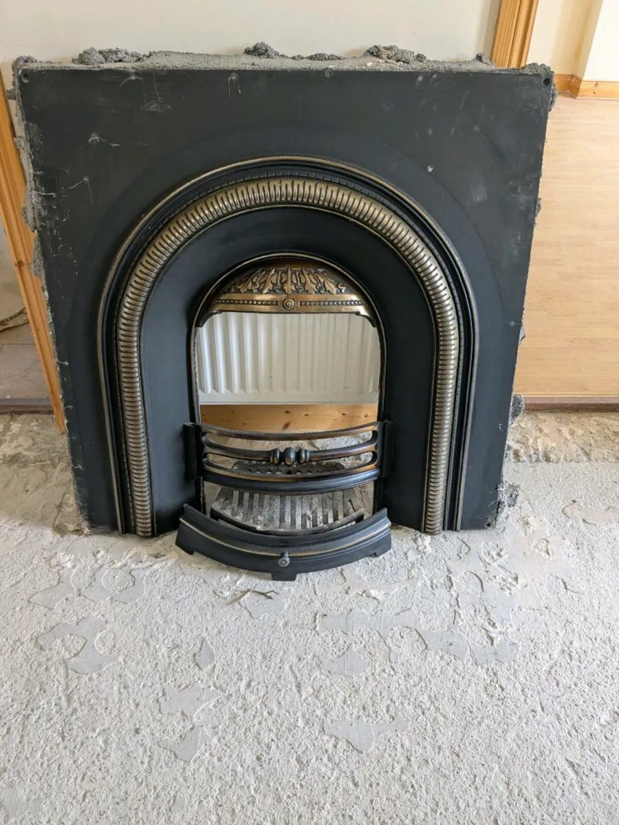 Cast iron fireplace