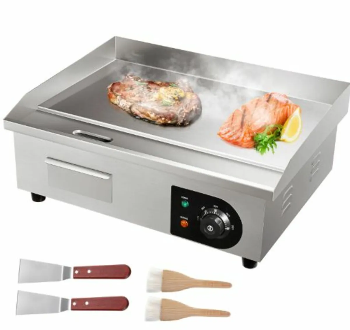 3000W 53.3 cm Commercial Electric Countertop - Image 1