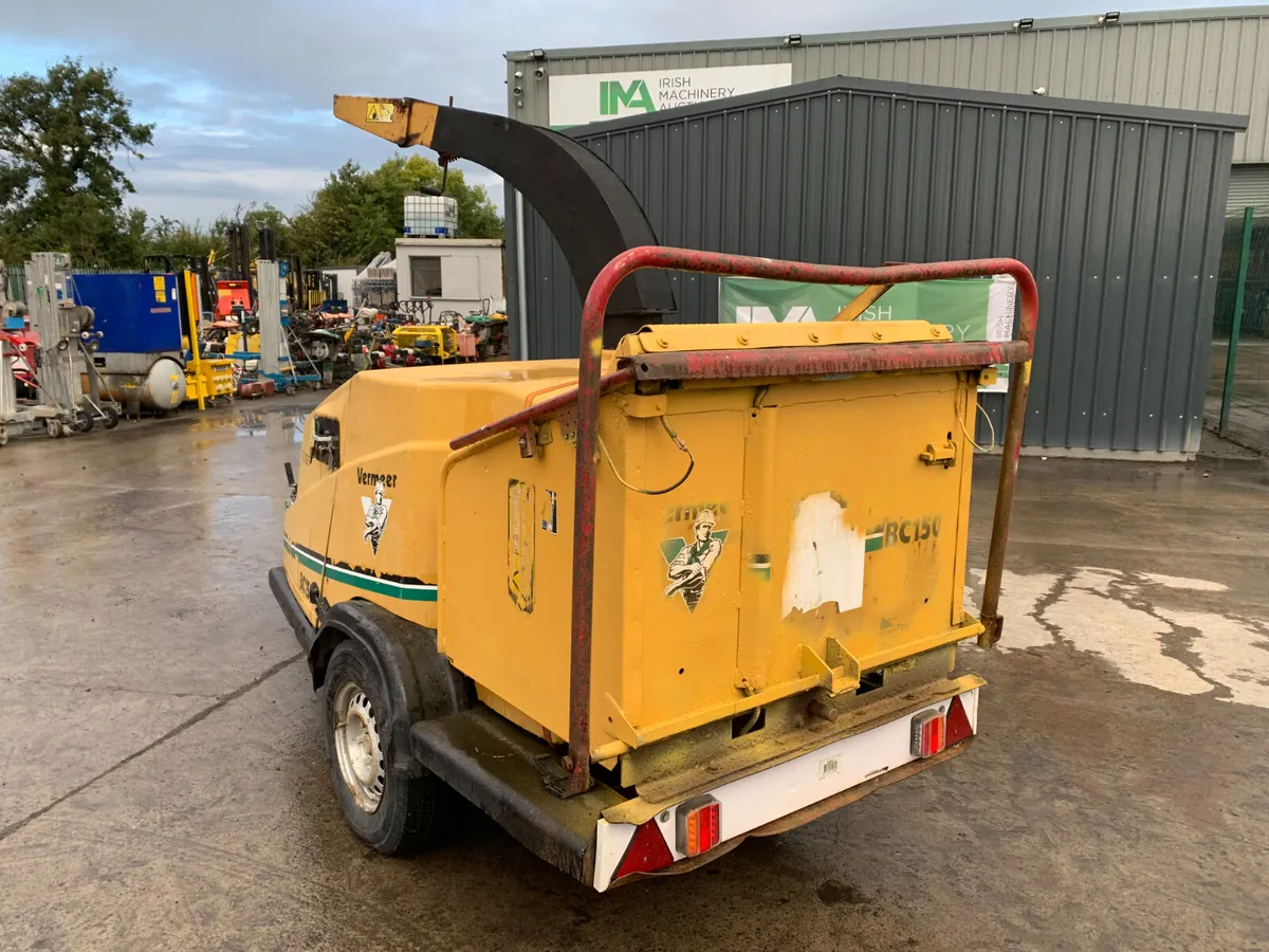 BID ONLINE NOW - VERMEER BC150 DIESEL WOOD CHIPPER - Image 3