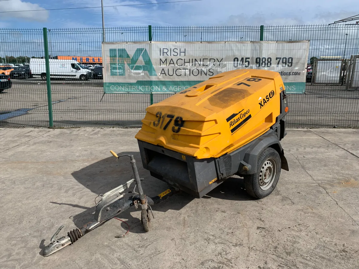 BID ONLINE NOW - COMPRESSORS, GENERATORS & WELDERS - Image 1