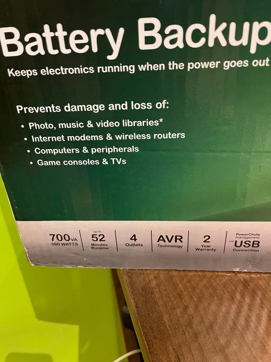 APC Back up 700VA 390watts - Image 3