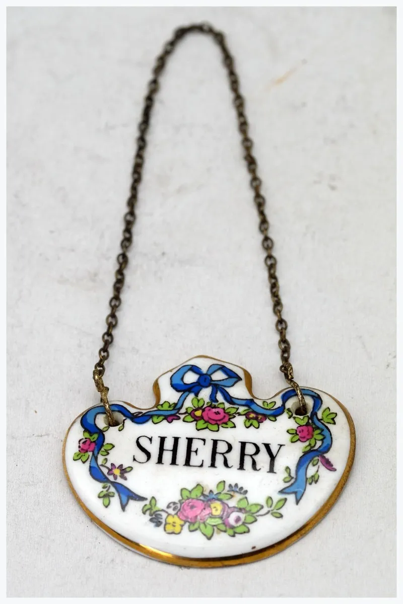 Crown Staffordshire Porcelain Decanter Labels - Image 4