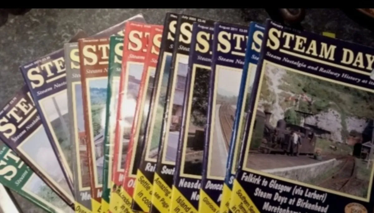 14 Steam Train Collectors Magazines