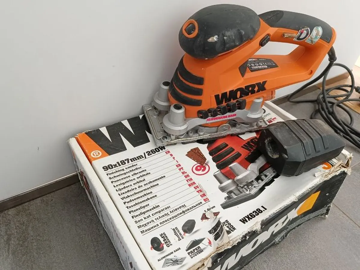 Tacklife Electric planer 900W and WORX sander 260W - Image 2
