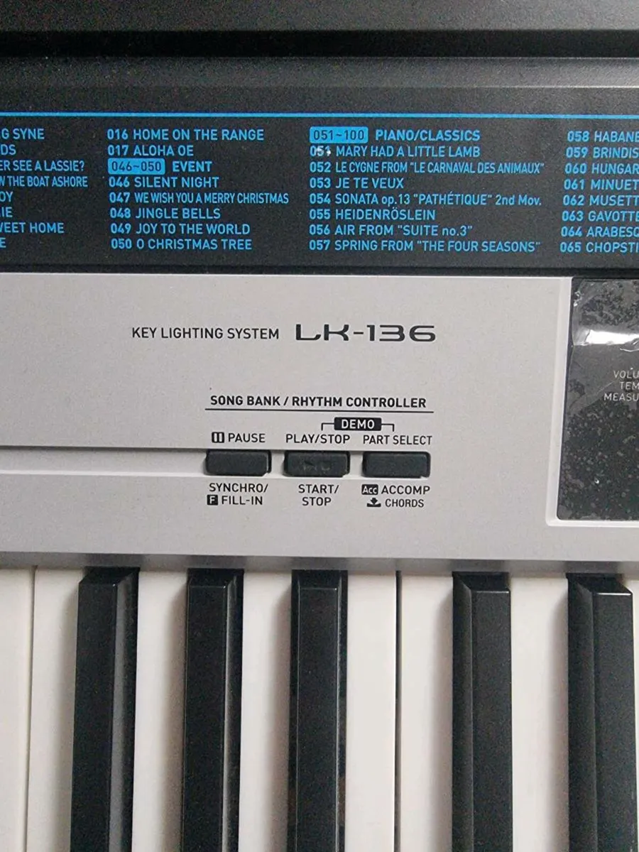 Casio piano keyboard - Image 2