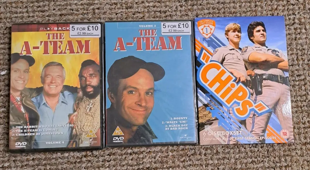 The A Tram and Chips dvds - Image 1