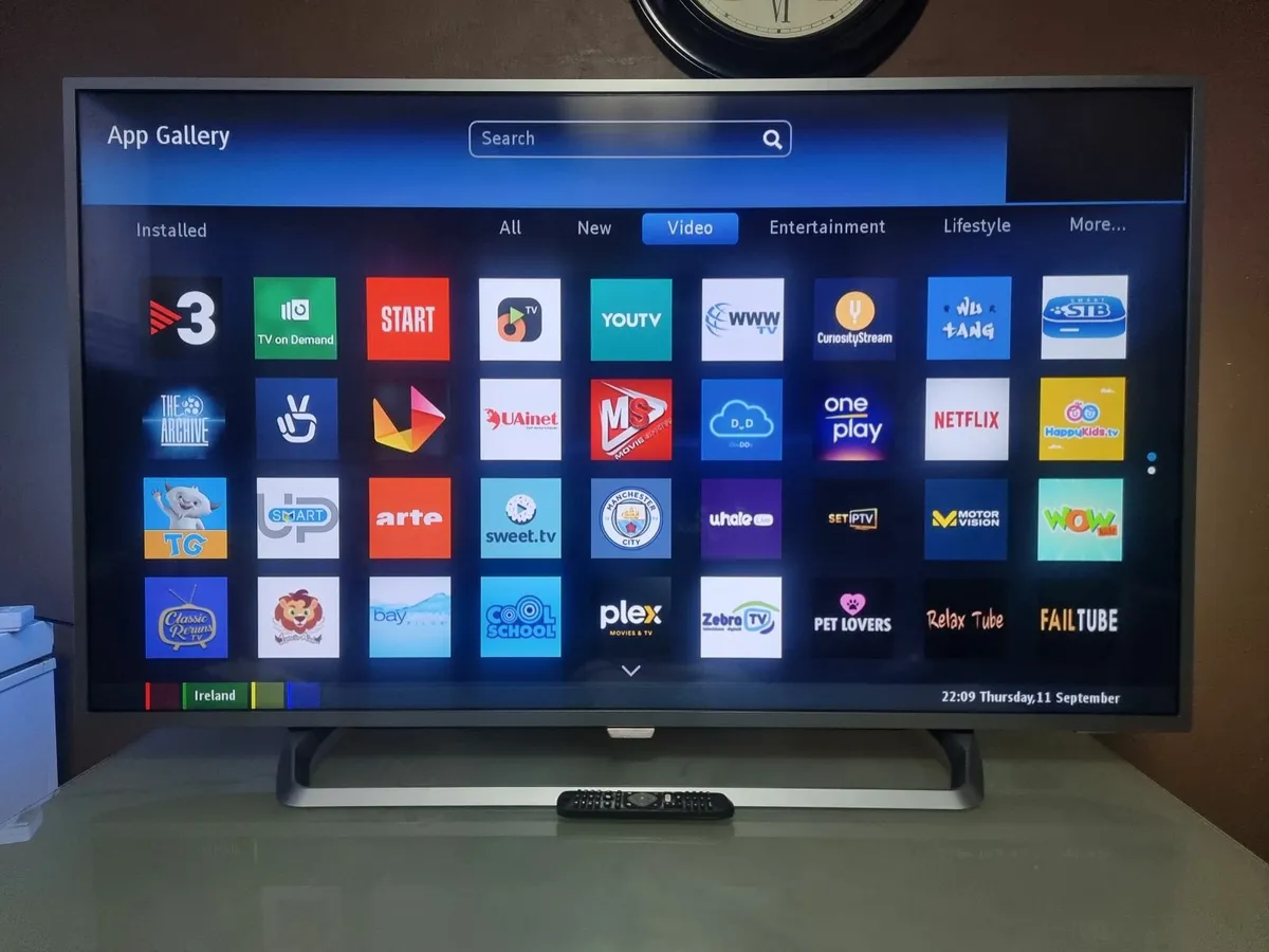 55" Philips Ambilight 4K HDR Smart LED TV - Image 1