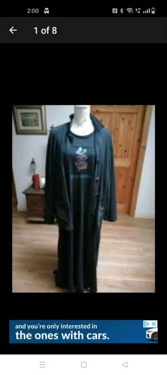 Blue cactus 2 piece jacket and maxi dress, new wit - Image 1