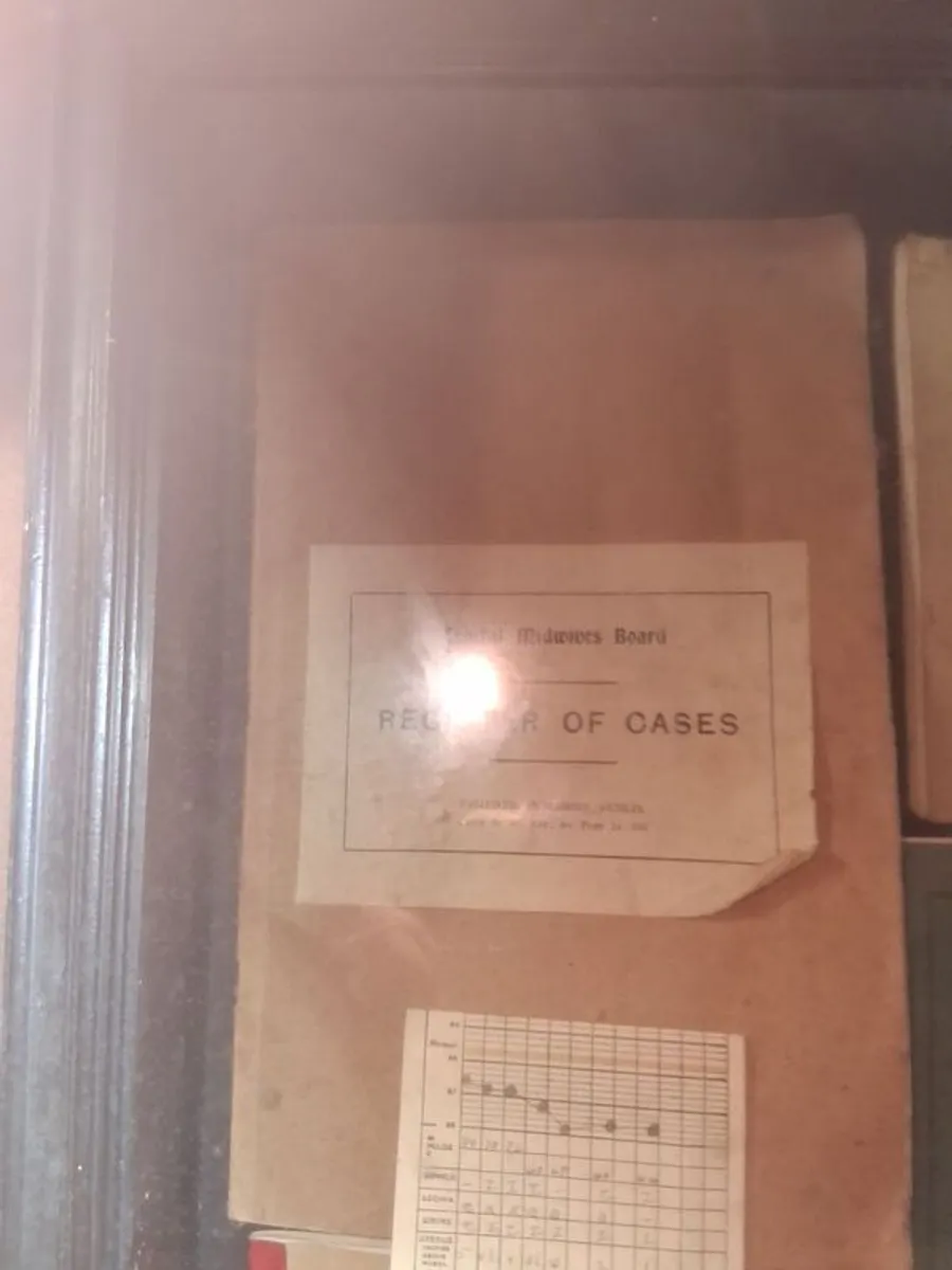 Framed midwife old equipment - Image 3
