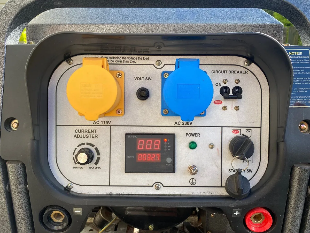 Diesel 180amp Welder Generator 6KVA - LDW180 - Image 2