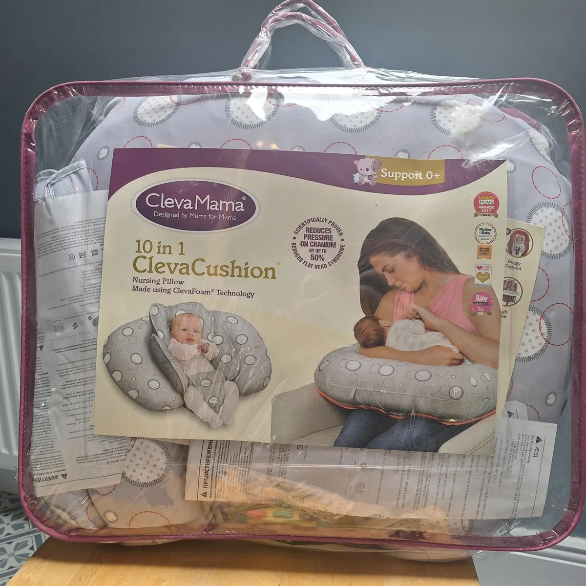 10 in 1 ClevaCusion  Nursing Pillow