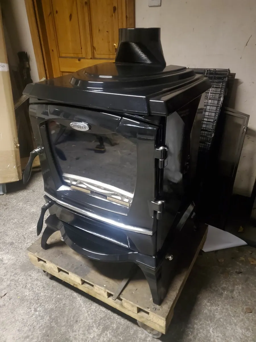 Black Enamel Stanley Reginald boiler stove - Image 3