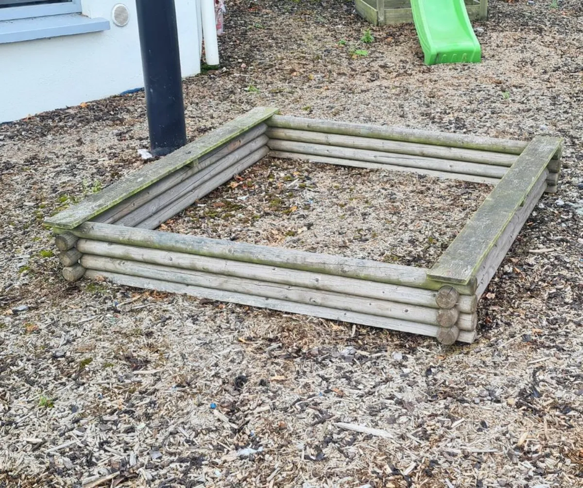 Wooden Kids Sandbox (Ex Display) - Image 1
