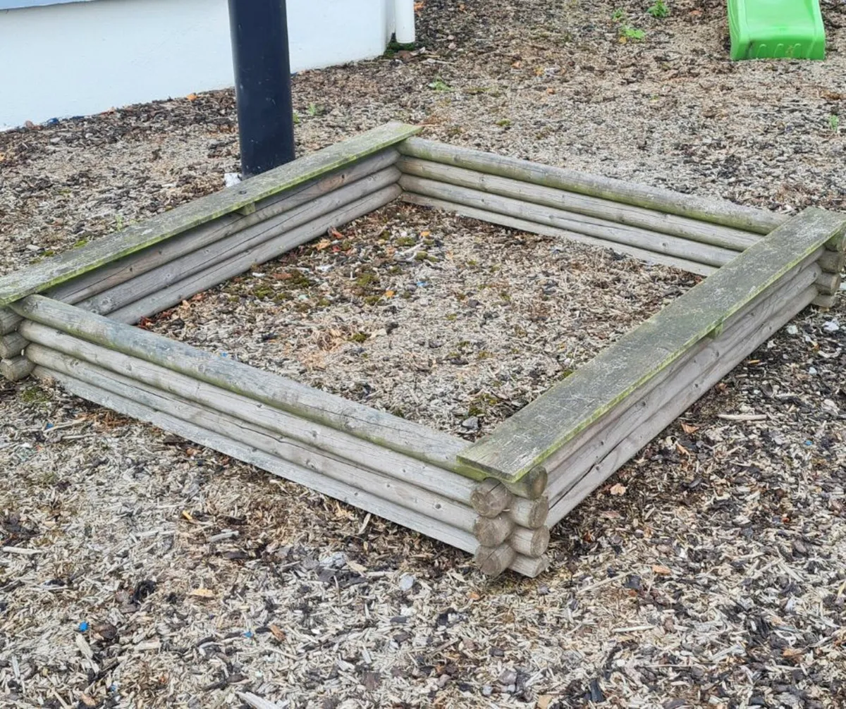 Wooden Kids Sandbox (Ex Display) - Image 2