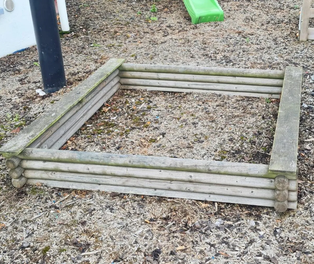 Wooden Kids Sandbox (Ex Display) - Image 3