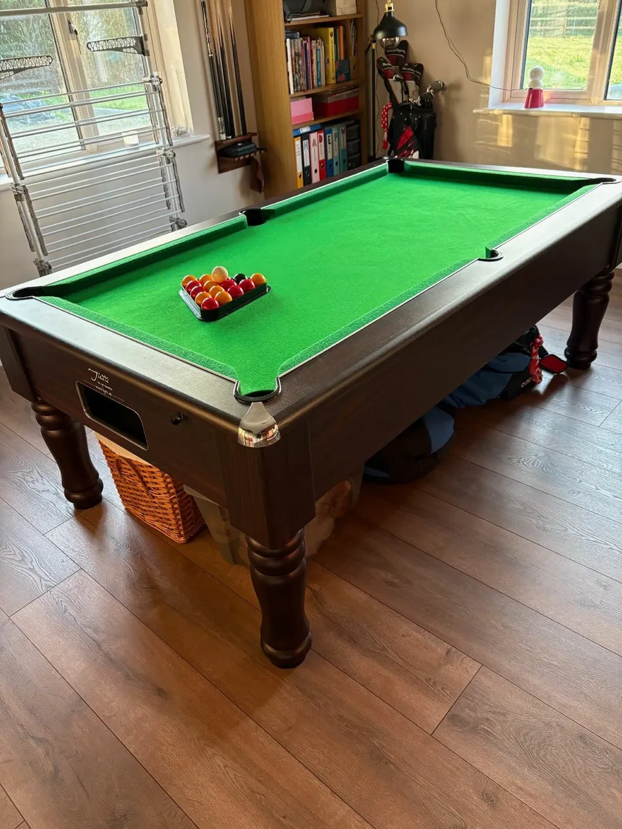 7ft  Slate Bed Pool Table – Immaculate Condition - Image 1
