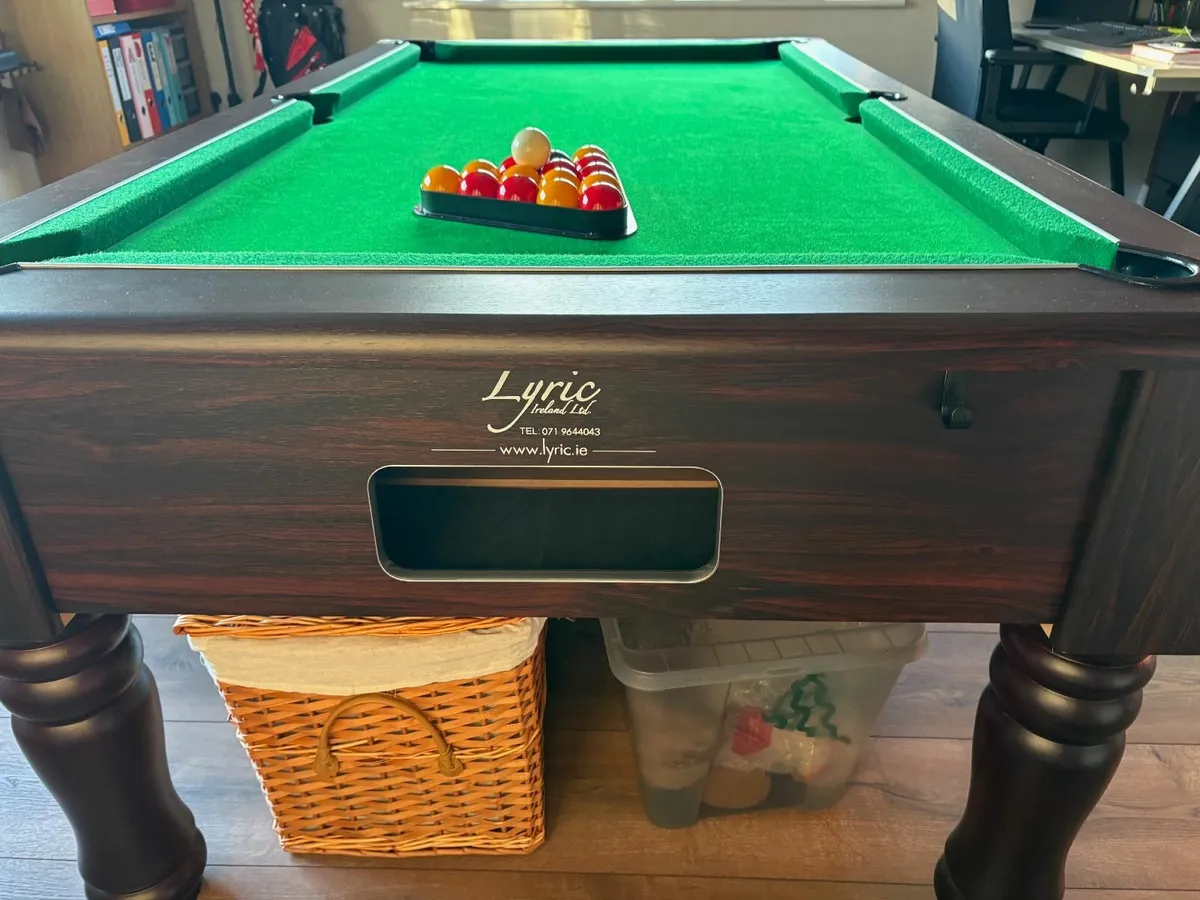 7ft  Slate Bed Pool Table – Immaculate Condition - Image 2