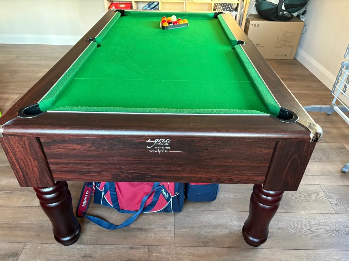 7ft  Slate Bed Pool Table – Immaculate Condition - Image 3