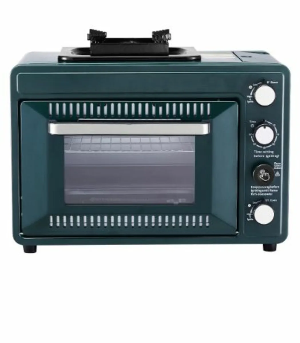 Outdoor Oven,2-in-1Portable Gas Camping Stove Oven - Image 1