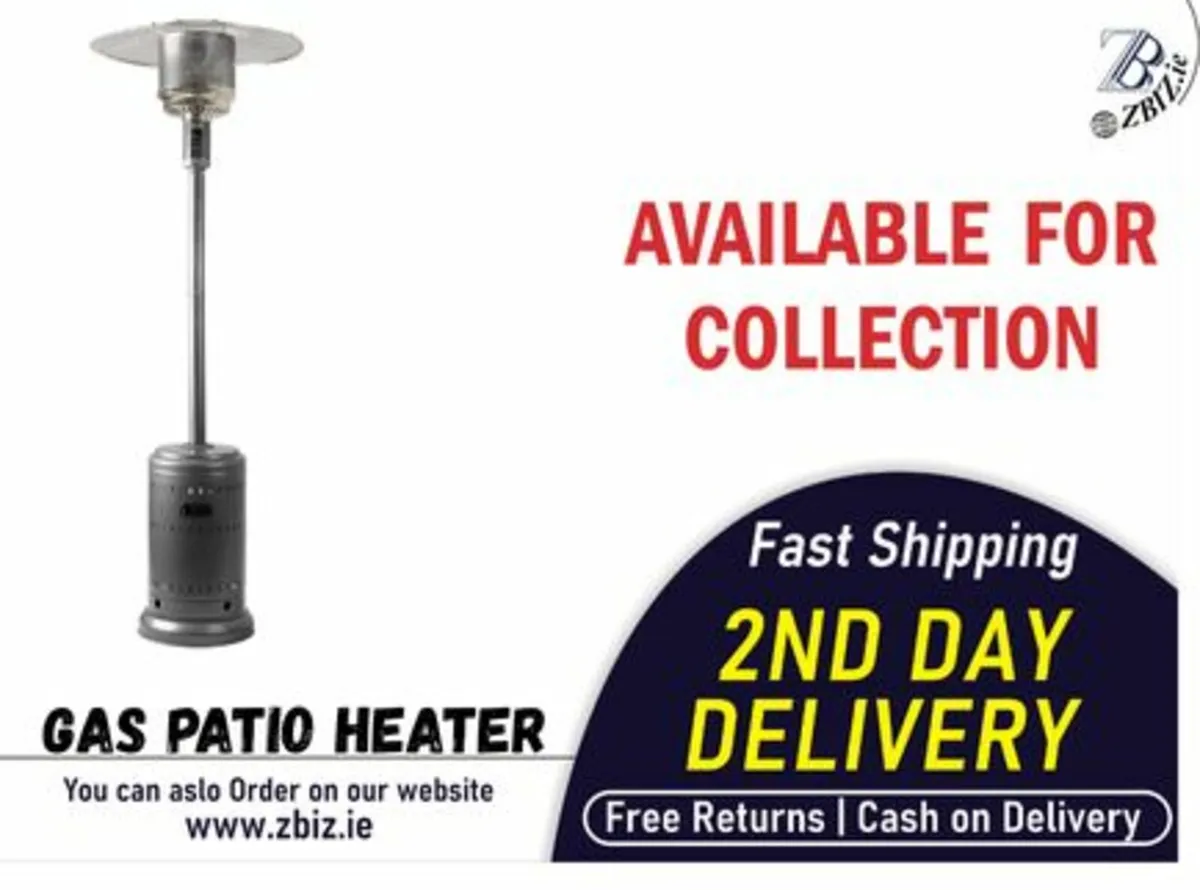 Gas Patio Heater Commercial Outdoor Flame Warmer - Image 1