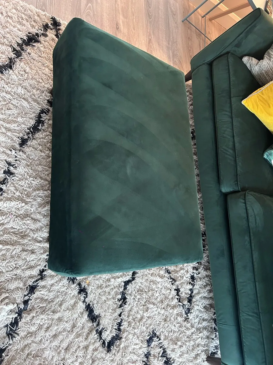 3 Seater Harvey Norman Pasha Sofa and Footrest - Image 4