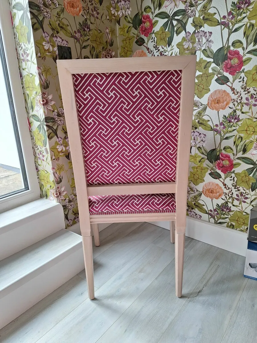Beautiful Carved Solid  Wood Chair - Image 3