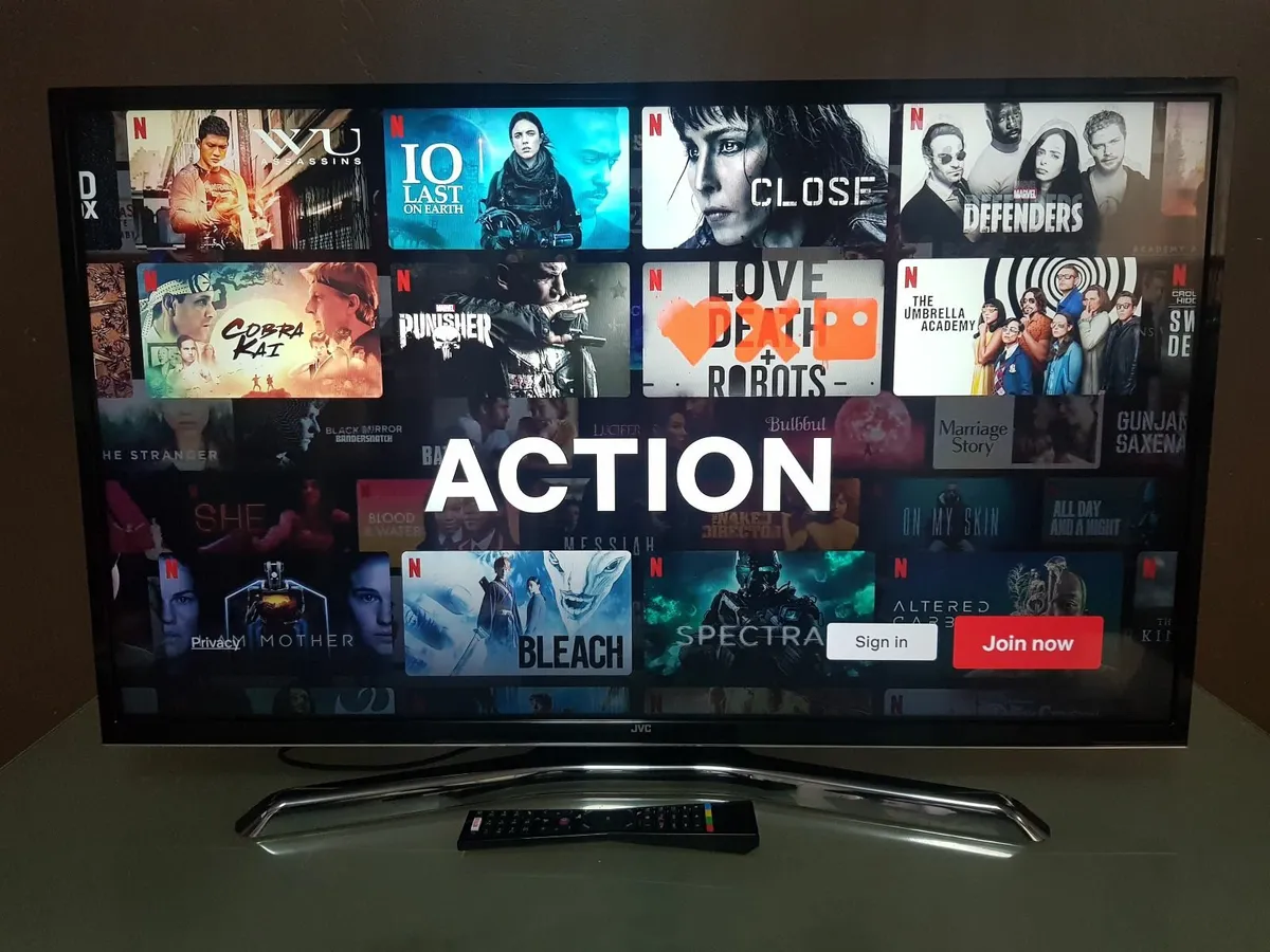 43" JVC 4K Ultra HD HDR Freeview Play Smart LED TV - Image 4