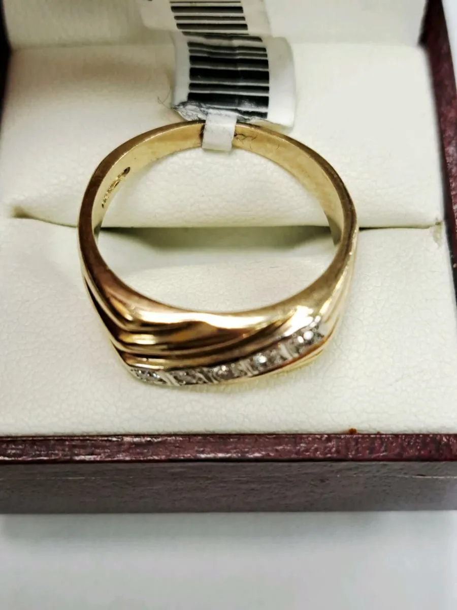 9K Gold Diamond Ring 9CT - Image 4