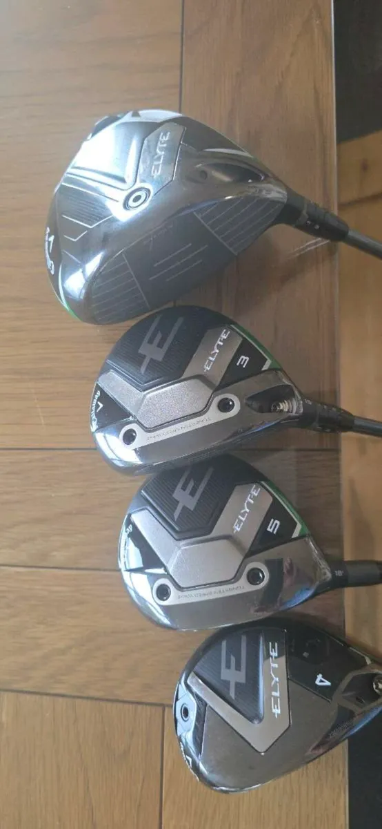 Left hand Callaway Elyte complete set  of woods - Image 1