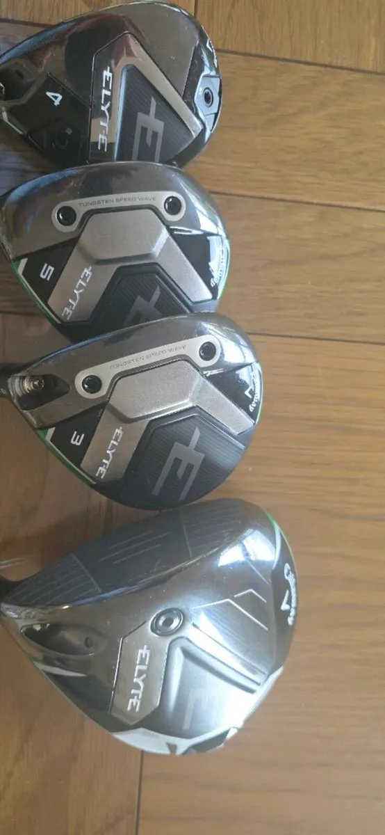 Left hand Callaway Elyte complete set  of woods - Image 3