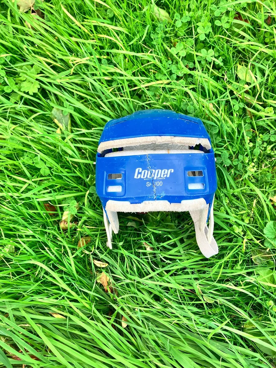 Blue Oldstyle Cooper helmet - Image 2
