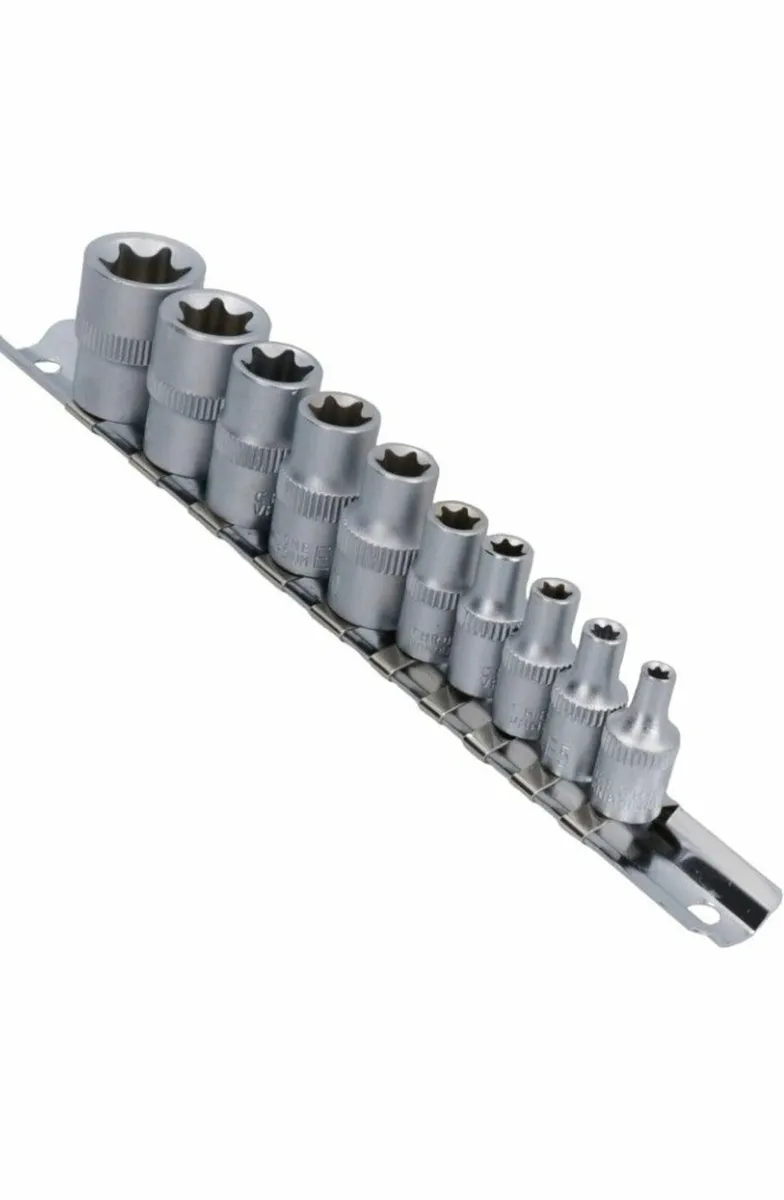 Torx Star E Sockets E4 – E18 10pc Set