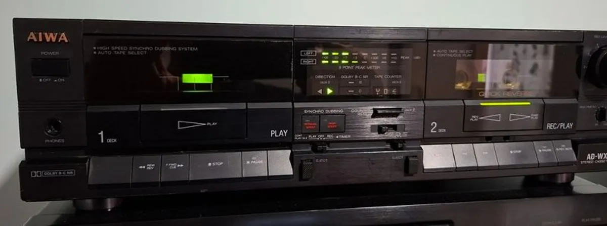Aiwa AD-WX707 Stereo Cassette Double Deck - Image 4
