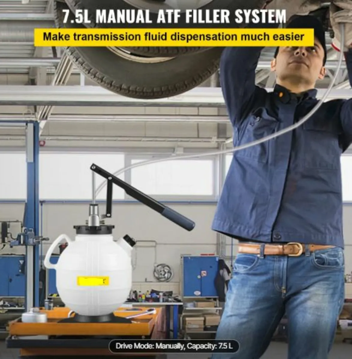 Transmission Fluid Pump Manual ATF Refill System - Image 2