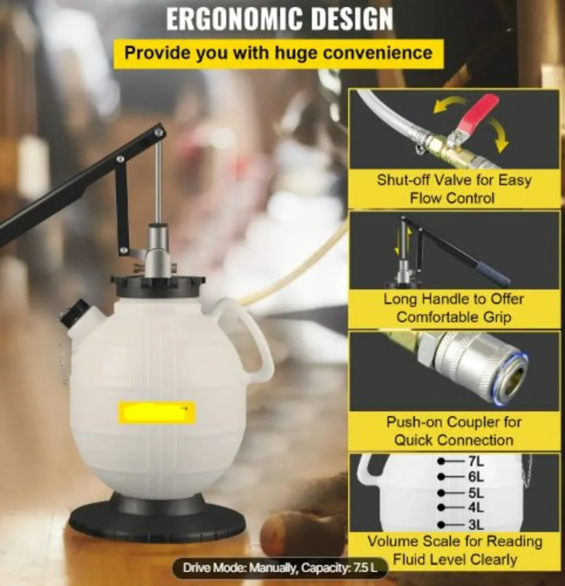 Transmission Fluid Pump Manual ATF Refill System - Image 3