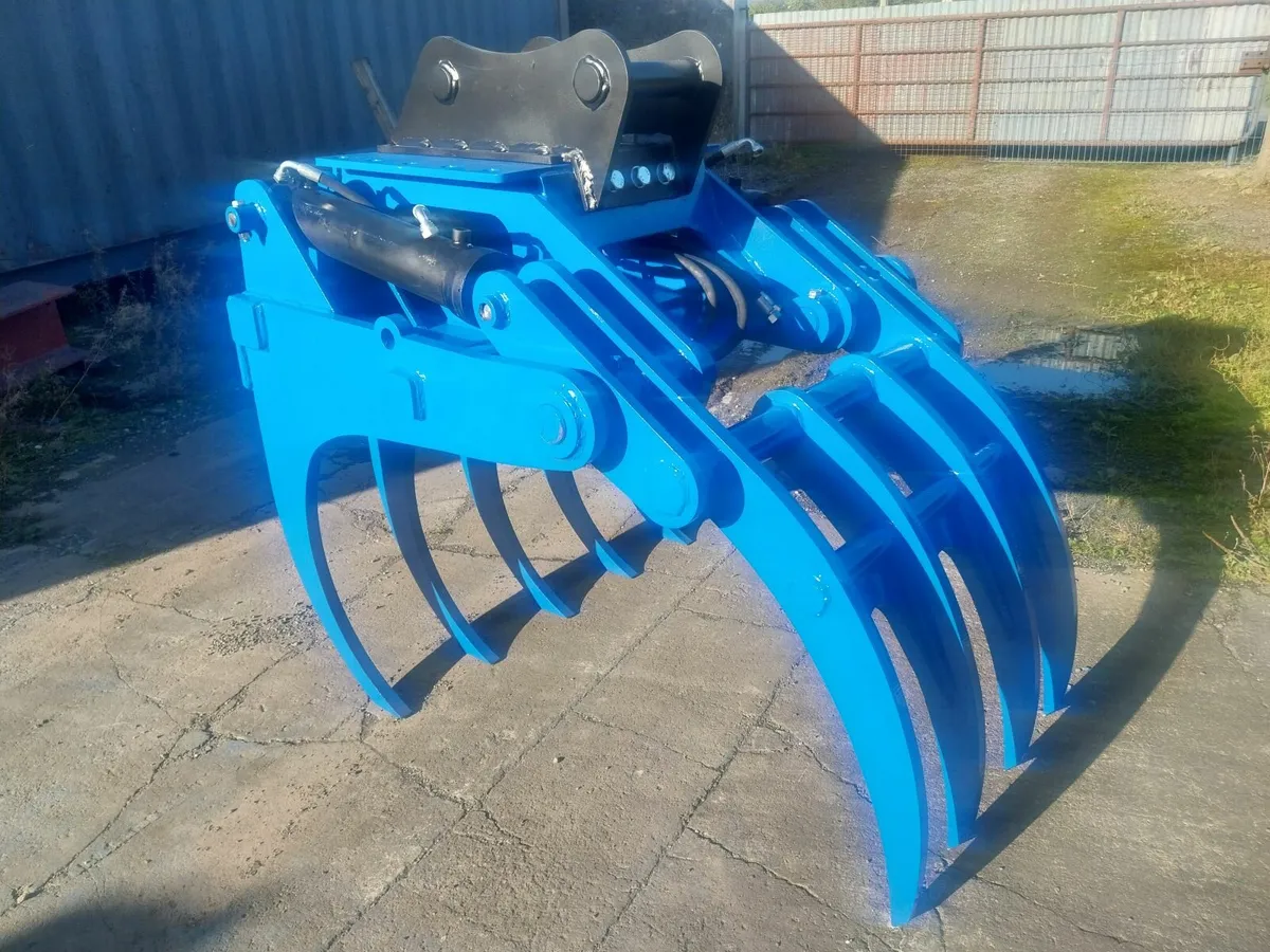 1100 Hardox Multi grab/ rake,No VAT - Image 2