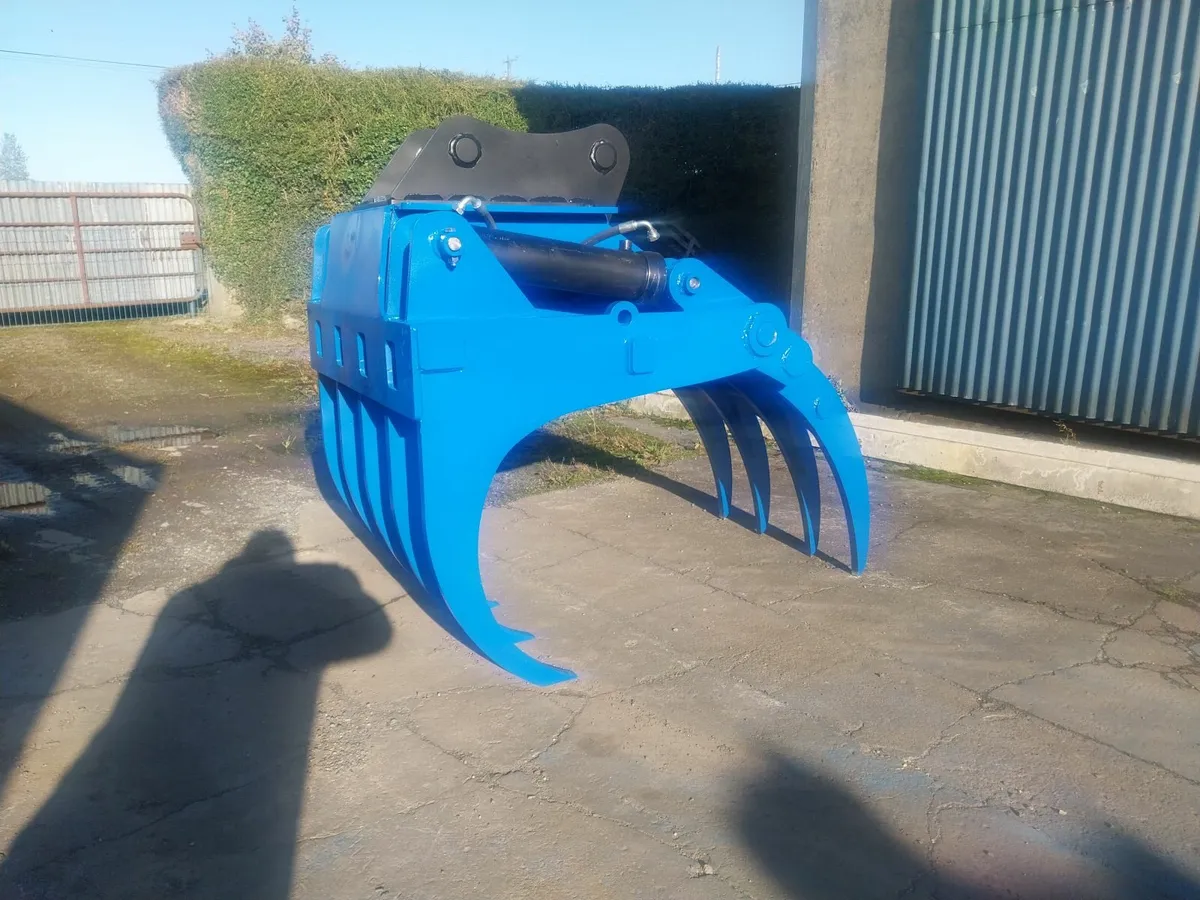 1100 Hardox Multi grab/ rake,No VAT - Image 1